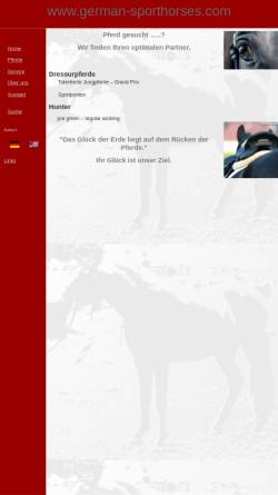 Vorschau der mobilen Webseite www.german-sporthorses.com, Ursula Kozik