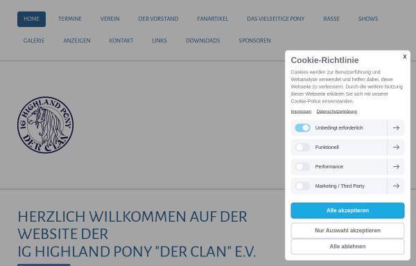 Der Clan - Highland Pony Society Deutschland e.V.
