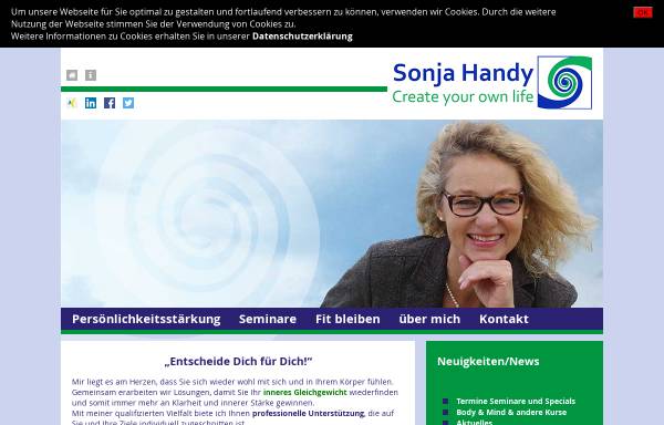 Sonja Handy - Personal Training and Coaching