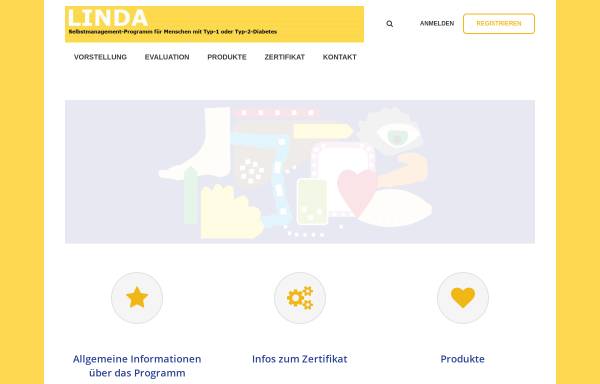 Vorschau von www.linda1.de, Diabetes Selbstmanagement