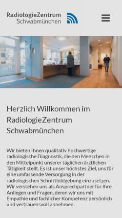 Vorschau der mobilen Webseite www.radiologie-zentrum.de, RadiologieZentrum