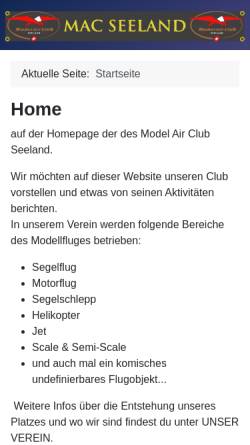 Vorschau der mobilen Webseite www.mac-biel-bienne.ch, MAC Biel Bienne