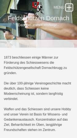 Vorschau der mobilen Webseite www.dornachfeld.ch, Feldschützen Dornach