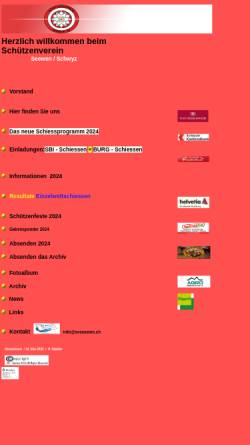 Vorschau der mobilen Webseite www.svseewen.ch, Schützenverein Seewen