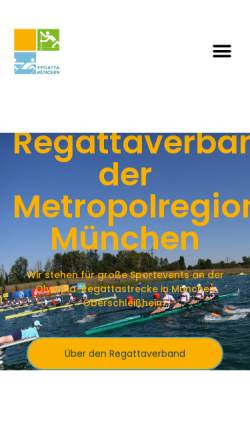Vorschau der mobilen Webseite regatta.de, Olympia Regattaverein München e.V.