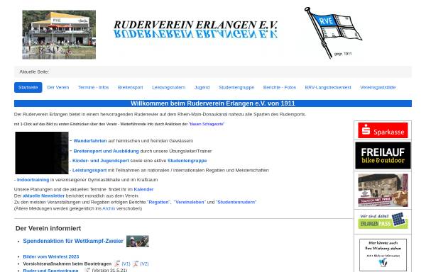Vorschau von ruderverein-erlangen.de, Ruderverein Erlangen e.V. 1911
