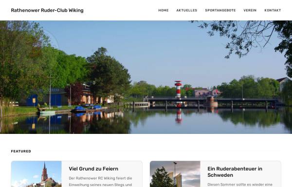 Vorschau von www.rrcwiking.de, Rathenower Ruder-Club Wiking e.V.