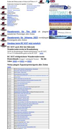 Vorschau der mobilen Webseite www.wanderrudern.de, Ruderclub Kleinmachnow-Stahnsdorf-Teltow