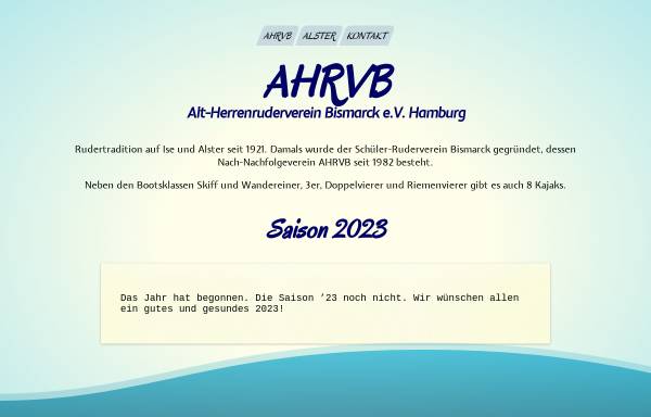 Vorschau von www.ahrvb.de, Alt-Herrenruderverein Bismark e.V.