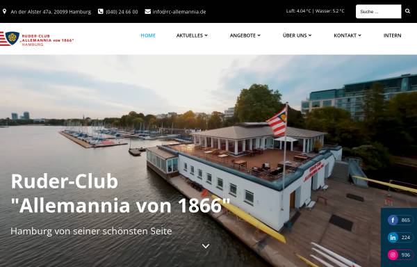 Vorschau von www.rc-allemannia.de, Ruderclub 