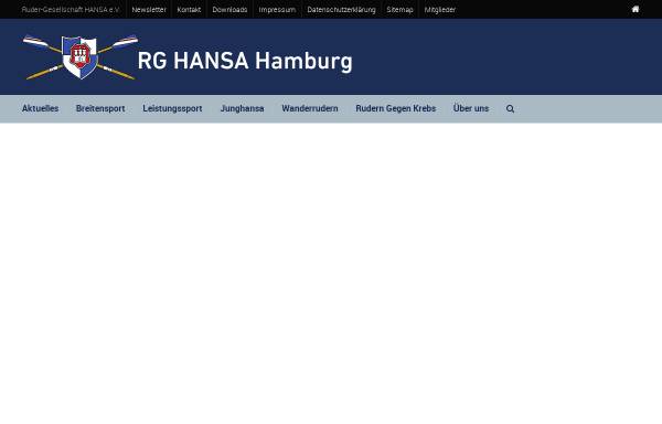 Vorschau von www.rghansa.de, Ruder-Gesellschaft 