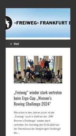 Vorschau der mobilen Webseite www.freiweg-frankfurt.de, Frauenruderverein 