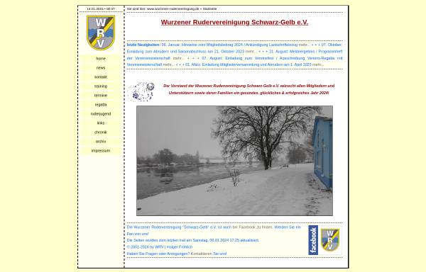 Vorschau von www.wurzener-rudervereinigung.de, Wurzener Rudervereinigung 