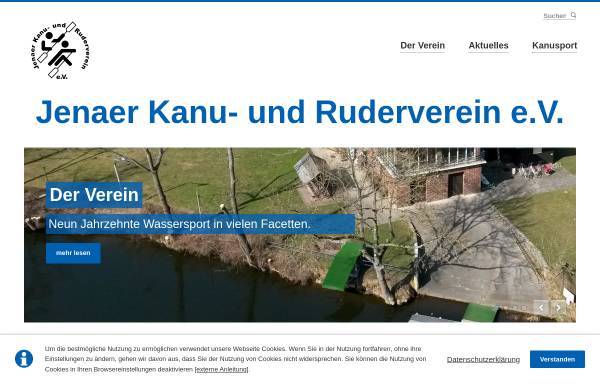Vorschau von www.kanu-rudern-jena.de, Jenaer Kanu- und Ruderverein e.V.