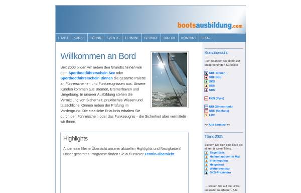 Bootsausbildung.com, Sportbootschule