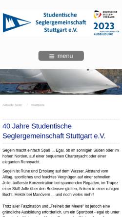 Vorschau der mobilen Webseite www.sportboot-see.de, Motorbootschule Kressbronn