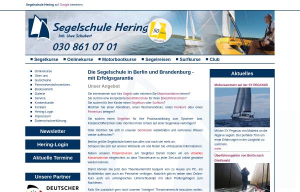 Vorschau von www.segelschule-hering.de, Segelschule Hering