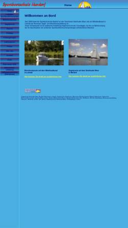 Vorschau der mobilen Webseite www.sportbootschule-mardorf.de, Sportbootschule Mardorf