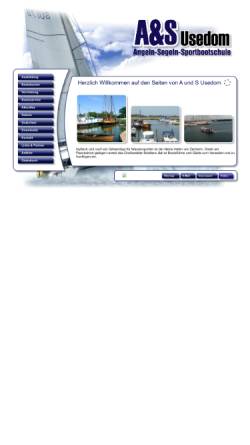 Vorschau der mobilen Webseite sportbootschule-usedom.de, Sportbootschule Zecherin bei Wolgast