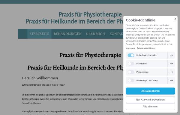 Vorschau von physiotherapie-neugebauer.jimdo.com, Praxis für Physiotherapie Sandra Neugebauer
