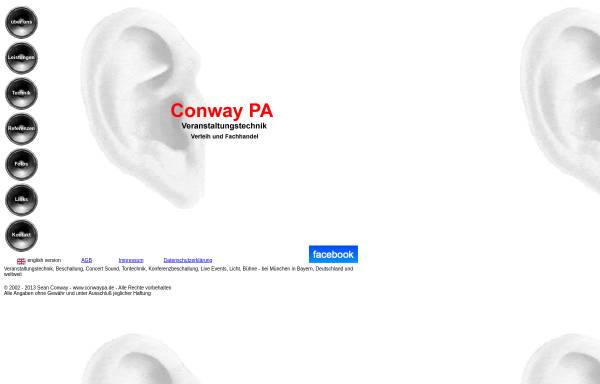 Vorschau von www.conwaypa.de, Conway PA, Inh. Seán Conway