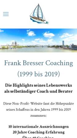Vorschau der mobilen Webseite www.frank-bresser.de, Frank Bresser Consulting & Associates