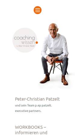 Vorschau der mobilen Webseite www.patzelt.info, Peter - Christian Patzelt