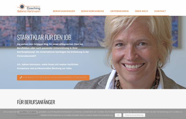 Vorschau von www.sabine-hartmann-coaching.de, Sabine Hartmann Coaching, Personalinnovation, Personalentwicklung