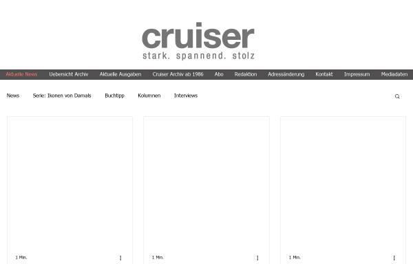 Vorschau von www.cruiser.ch, Cruiser Online