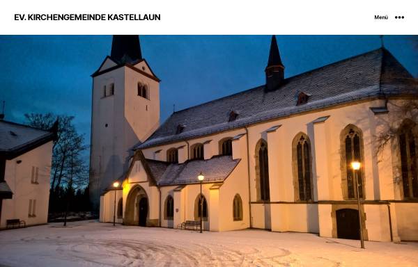 Vorschau von www.ekg-kastellaun.de, Evangelische Kirchengemeinde Kastellaun