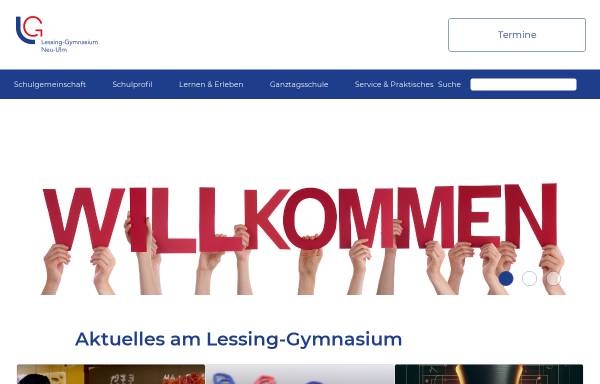 Vorschau von www.lessing.schule.neu-ulm.de, Lessing-Gymnasium