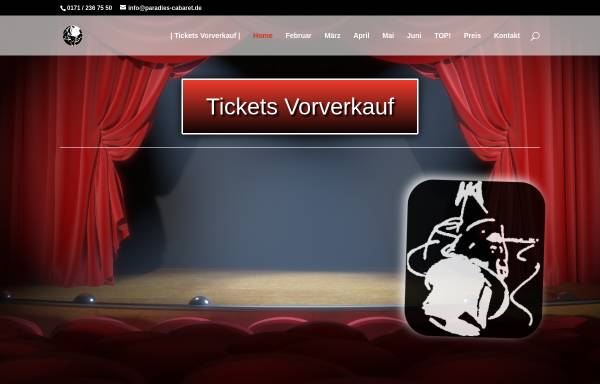 Vorschau von www.paradies-cabaret.de, Paradies Revue-Theater
