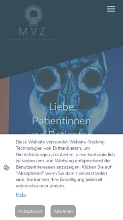 Vorschau der mobilen Webseite www.gruschka-hellemann.com, Radiologische Praxis Dr. med. Birgit Gruschka-Hellemann