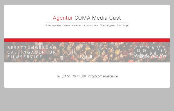 Vorschau von www.coma-media.de, COMA Media Cast Deutschland - www.coma.tv