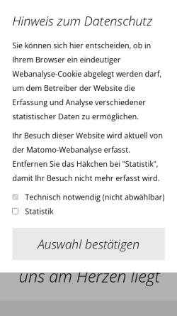 Vorschau der mobilen Webseite www.banst-pt.de, Bundesanstalt für Post und Telekommunikation (BAnst PT)