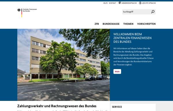 Vorschau von www.kkr.bund.de, Kompetenzzentrum für das Kassen- und Rechnungswesen des Bundes (KKR)