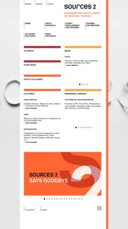 Vorschau der mobilen Webseite www.sources2.de, Europäische Drehbuchseminare