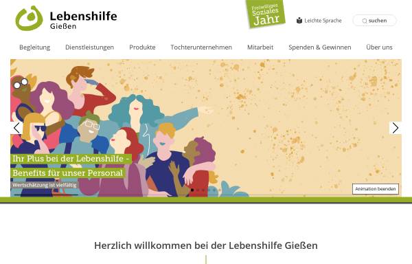 Vorschau von www.lebenshilfe-giessen.de, Lebenshilfe Gießen