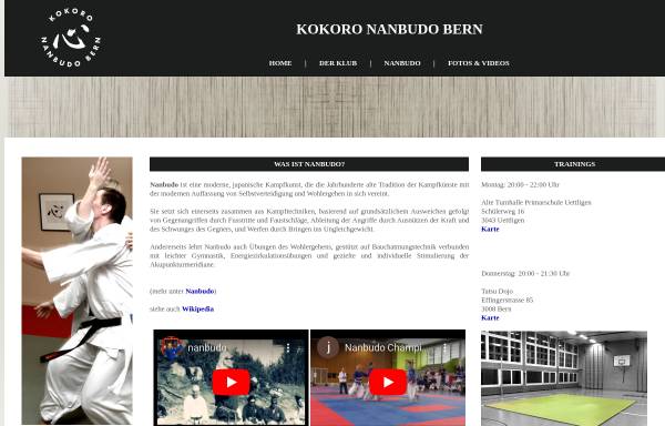 Vorschau von www.nanbudo-bern.ch, Kokoro Nanbudo Bern