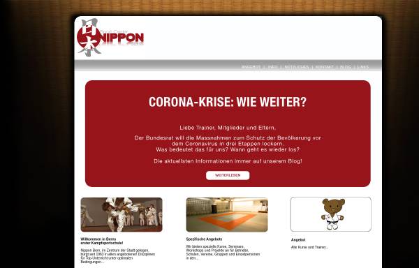 Vorschau von www.nipponbern.ch, Nippon Sport-Center, Bern