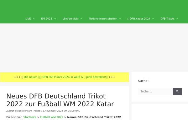 Vorschau von www.dfb-fan-corner.de, DFB Fan Corner
