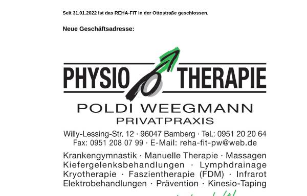 Vorschau von www.reha-fitpw.de, Reha-Fit Physiotherapiezentrum Poldi Weegmann
