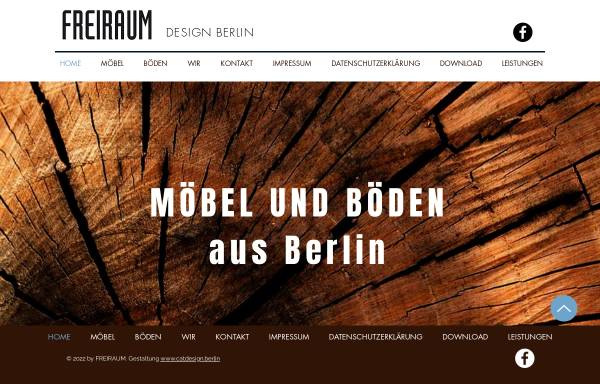 Vorschau von www.freiraum-design.com, Freiraum - Design in Stahl und Holz