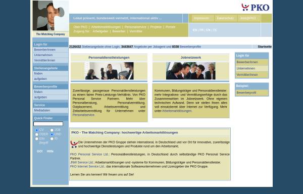 Vorschau von www.pko.de, PKO International Consulting Ltd.
