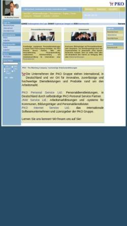 Vorschau der mobilen Webseite www.pko.de, PKO International Consulting Ltd.
