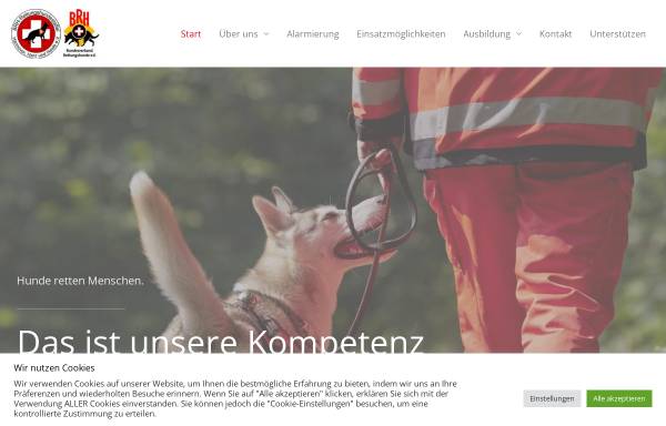 Vorschau von www.rettungshunde-hannover.de, BRH-Rettungshundestaffel Hannover, Harz und Heide e.V
