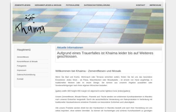 Vorschau von www.khaima.de, Khaima
