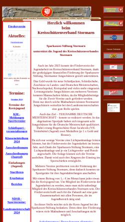 Vorschau der mobilen Webseite www.ndsb-od.de, Kreisschützenverband Stormarn von 1912 e.V.