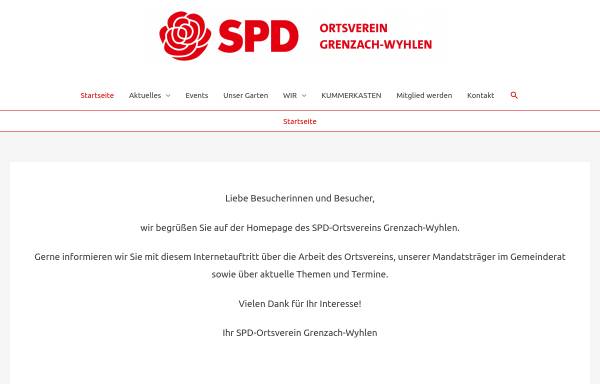 Vorschau von www.spd-grenzach-wyhlen.de, SPD Grenzach-Wyhlen