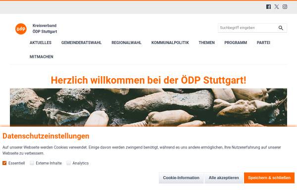 Vorschau von oedp-stuttgart.de, ÖDP im Regionalverband Stuttgart